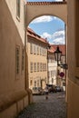 Thunovska street in Mala Strana in Prague