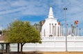 Thuparamaya stupa landscape photo. Thuparamaya stupa was the first Buddhist temple constructed after the arrival of Mahinda Thera Royalty Free Stock Photo
