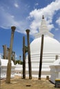 Thuparamaya Temple, Anuradhapura, Sri Lanka Royalty Free Stock Photo