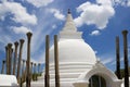 Thuparamaya Temple, Anuradhapura, Sri Lanka Royalty Free Stock Photo