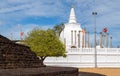 Thuparamaya temple landscape view. Thuparamaya stupa was the first Buddhist temple constructed after the arrival of Mahinda Thera Royalty Free Stock Photo