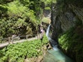 Thur Waterfalls or ThurwasserfÃÂ¤lle oder ThurfÃÂ¤lle Thurfaelle or Thurfalle on the Thur River and in the Obertoggenburg region