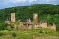 Thurant Castle above Alken town on Moselle River, Rhineland-Pal