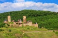 Thurant Castle above Alken town on Moselle River, Rhineland-Pal