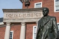 Thurgood Marshall monument, Annapolis, MD Royalty Free Stock Photo