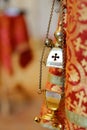 Thurible in orthodox chapel Royalty Free Stock Photo