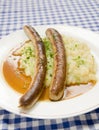 Thuringer rostbratwurst potato Berlin