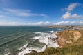 Thurlestone Southwest coastal path the great ledge, devon Royalty Free Stock Photo