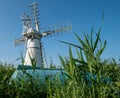 Thurne Dyke Drainage Mill, restored nineteenth century mill located on the Norfolk Broads, UK Royalty Free Stock Photo