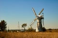 Thurne Pump drainage mill on the Norfolk Broads Royalty Free Stock Photo
