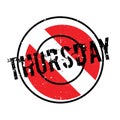 Thursday rubber stamp
