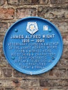 plaque James Alfred Wighgt James Herriot 1916-1995 Royalty Free Stock Photo