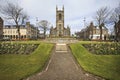 Thurso town center in the morning, northern Scotland