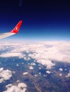 THY Flight Plane Clouds Blue Sky - Summer Turkish