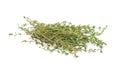 Thyme sprigs isolated on a white background Royalty Free Stock Photo