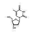 Thymidine chemical formula