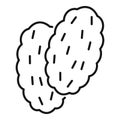 Thymus icon, outline style
