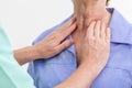 Thyroid problems Royalty Free Stock Photo