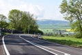 ThÃÂ¼r, Germany - 05 19 2021: A new road into an Eifel village Royalty Free Stock Photo