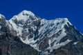 Tian Shan mountains snow peaks panorama Royalty Free Stock Photo