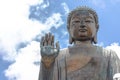 Tian Tan Buddha, Big Budda, The enormous Tian Tan Buddha at Po Lin Monastery in Hong Kong.