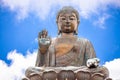 Tian Tan Buddha, Big Budda, The enormous Tian Tan Buddha at Po Lin Monastery in Hong Kong.