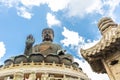 Tian Tan Buddha, Big Budda, The enormous Tian Tan Buddha at Po Lin Monastery in Hong Kong.