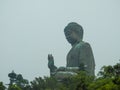 Tian Tan Buddha giant statue Royalty Free Stock Photo