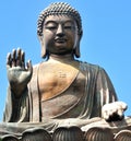 Tian Tan Buddha in Hong Kong Royalty Free Stock Photo