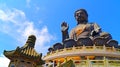 Tian tan buddha, hong kong Royalty Free Stock Photo