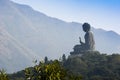 Tian Tan Buddha, Lantau Island, Hong Kong Royalty Free Stock Photo