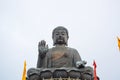 Tian Tan Buddha statue near Po Lin Monastery, Lantau Island, Hong Kong Royalty Free Stock Photo