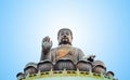 Tian Tan Buddha statueat high mountain near Po Lin Monastery, Lantau Island, Hong Kong.