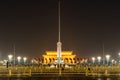 ????????? Night View of Tiananmen Square in Beijing, China Royalty Free Stock Photo