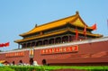 Tiananmen Square on a busy day Royalty Free Stock Photo