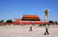 Tiananmen square and soldier