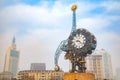 Tianjin Century Clock in Tianjin, China Royalty Free Stock Photo