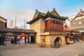 Guwenhua Jie pedestrian pathway  in Nankai District in Tianjin, China Royalty Free Stock Photo