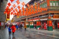 Guwenhua Jie pedestrian pathway  in Nankai District in Tianjin, China Royalty Free Stock Photo