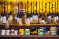 A traditional Chinese stationery shop on the side of Guwenhua Jie pedestrian pathway in Tianjin, China