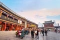 Guwenhua Jie pedestrian pathway  in Nankai District in Tianjin, China Royalty Free Stock Photo