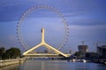 Tianjin City Landscape-Tianjin Eye Ferris wheel Royalty Free Stock Photo