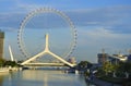 Tianjin City Landscape-Tianjin Eye Ferris wheel Royalty Free Stock Photo