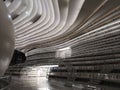 Tianjin white immaculate futuristic library