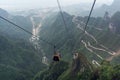 Tianmen mountain winding road