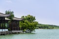 Tianmu lake scenery Royalty Free Stock Photo