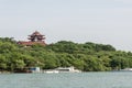 Tianmu lake scenery Royalty Free Stock Photo