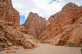 Tianshan Grand Canyon in sunny day Royalty Free Stock Photo