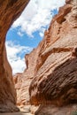 Tianshan Grand Canyon in sunny day Royalty Free Stock Photo