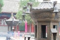 TIANSHUI, CHINA - OCT 8 2014: Fuxi Temple. a famous Temple in Ti Royalty Free Stock Photo